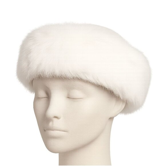 Unbranded Accessories - Luxury Faux Fur Winter Headband White Soft Plush Ear Warmer 3 Colors Available